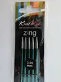 *ZING Nadelspiel* KnitPro Aluminium, Länge 15cm, Set= 5 Nadeln, von 2,0 - 4,50mm
