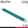 KnitPro Zing Sockenstricknadeln 2 Längen 15cm 20cm Nadelspiel  16 Größen