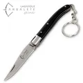 Arbalete David - 8 cm Laguiole Schlüsselanhänger Taschenmesser - Ebenholz Messer