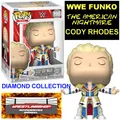 WWE FUNKO POP CODY RHODES DIAMOND WRESTLING ACTION FIGUR SERIE 198 ELITE BASIC
