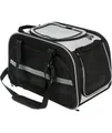 Tierheimtasche 29×31×49cm schwarz/grau Trixie