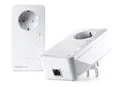 devolo Magic 2 Starter Kit, Powerline Adapter, bis zu 2.400 Mbit/s, 1x Gigabit-Anschluss, ideal für Homeoffice, dLAN 2.0, Weiß