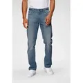 H.I.S Comfort-fit-Jeans ANTIN bequeme Passform, gerades Bein, mit Used-Waschung blau 33