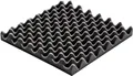 Noppenschaum anthrazit Akustikschaum Dämmung Schaumstoff Schallschutz (50 x 50 x 5 cm RG 40 Kg/m³, anthrazit)