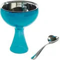 Alessi - Big Love Eisbecher inkl. Löffel, blau