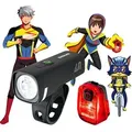Akku-Beleuchtungsset AURA 40 & HIRO 10 USB-C, Sigma, schwarz, 40 lx, RIDE SAFE TO SCHOOL EDITION, Sigma Licht, 17476