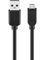Pro USB-A USB Micro-B - 0.6m - Schwarz