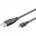 USB 2.0 Hi-Speed Kabel A Stecker Micro B Stecker schwarz - Länge: 0,60 m