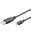 0,6m USB 2.0 Hi-Speed Kabel A Stecker > micro USB B Stecker für Handy Smartphone