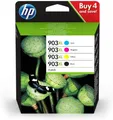 HP 903XL / 3HZ51AE Tinten Sparset schwarz, cyan, magenta, gelb (4 Stück)