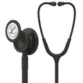 3M Littmann Classic III Stethoskop zur Überwachung, 5803, Black Edition Bruststück, schwarzer Schlauch, 69 cm