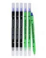 Online Pen Tintenkiller Tintenlöscher, Set mit 6 Tintenlöscher in Grün und Schwarz