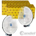 2x HELLA HALOGEN FERNSCHEINWERFER SATZ RUND SCHWARZ 12V 24V | 1F4 005 750-611