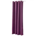 WOLTU Gardinen mit Ösen, Verdunklungsvorhang für Wohnzimmer Schlafzimmer, Blickdicht, gegen Kälte und Hitze, 250g/m² Dicke, 135 x 245 cm, Violette