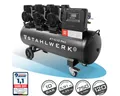 STAHLWERK Kompressor Kompressor 10 bar 120 L 5,91 PS 4,35 kW 750 l/min Druckluftkompressor, 120 l, 1-tlg.