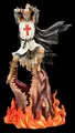 Kreuzritter-Figur-Dragon Crusade St. Georgs Triumph-Drachen Fantasy Deko
