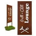 Relaxdays Edelrost-Gartendeko (4052025835491)