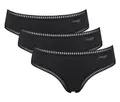sloggi GO Crush 3P Hipster - Damen - Gr. L - schwarz