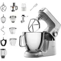 Kenwood KVL85.704SI KÃ1/4chenmaschine, Edelstahlgehäuse, 1200 Watt, 7 l Behälter, Standmixeraufsatz, Zitruspressenaufsatz, Fleischwolfaufsatz, K... - Silber