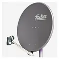 Fuba DAL 808 A 80 cm Satelliten Spiegel Sat Schüssel anthrazit + Octo LNB