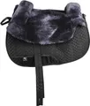 Engel Stable Engel - Fellsattel Lammfell inkl. Distanzgewebe, anthrazit / R3 Ibero/Western