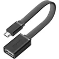 Adapter Micro-USB (Stecker) auf USB-A (Buchse) 15 cm Ugreen USB-Adapter Schwarz