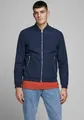 Jack & Jones Blouson JJERUSH mit Stehkragen und Reißverschlusstaschen unifarben, modisch, regular fit, Polyester
