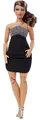 Barbie Signature Looks Puppe, Curvy braunem Pferdeschwanz, schwarzem Kleid, silbernen High Heels, Mode Sammelfigur, Puppe enthalten,HBX95