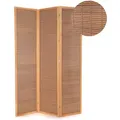 Creedwood Raumteiler, Braun, Holz, 120x170x2 cm, Wohnzimmer, Raumteiler & Paravents, Paravents