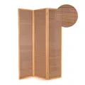 BAMBUS PARAVENT "ALARA" | 170 cm, Holz | Raumteiler, Sichtschutz, Trennwand