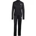 adidas Damen Essentials 3-Stripes Tracksuit Set (Größe M, schwarz)