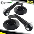 Motorrad Lenkerendenspiegel Spiegel Rückspiegel CNC E-Geprüft 7/8" Schwarz