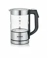 3458000 SEVERIN WK 3458 0 5 l 1100 W Schwarz Transparent Glas Edelstahl Rege ~D~