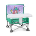 Bright Starts Disney Prinzessin Arielle Pop ’N Sit Tragbare Sitzerhöhung, für drinnen und draußen, Bodensitz mit Esslernsitz, 6 Mon - 3 Jahre
