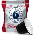 100 Kapseln Rote Mischung Caffè Borbone Respresso RED Kompatibel Nespresso