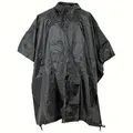 3 in 1 Poncho Outdoor Survival Zelt Sommerschlafsack schwarz verschweisst