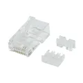 LogiLink MP0080 RJ45-Modularstecker Cat.6A UTP mit Einfädelhilfe, 50 Stk.