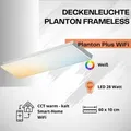 LEDVANCE LED Panel PLANON SMART+ Tunable White 60x10cm Appsteuerung 4058075484610 - Weiß