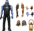 Mattel WWE Ultimate Edition Actionfigur & Zubehör, 15,2 cm großes Bray Wyatt Sammelset, austauschbare Köpfe und Hände, 30 Gelenkpunkte