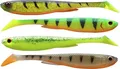 DAIWA PROREX SLIM SHADY FLASH SET, Gummifisch-Sortiment, 13,5cm, 15100-801