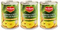 3x Del Monte Ananas a Fette in Succo,Geschnittene Ananas in Saft,565g Dose