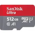 SanDisk microSDXC Ultra 512GB (A1/UHS-I/Cl.10/150MB/s) + Adapter \ Mobile\  microSDXC-Karte 512 GB A1 Application Performance Class, UHS-Class 1