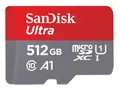 SANDISK MicroSDXC-Speicherkarte Ultra A1 512GB inkl. SD-Adapter SDSQUAC-512G-GN6MA