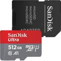 SanDisk Ultra microSDXC A1 512GB 150MB/s Adapt.SDSQUAC-512G-GN6MA