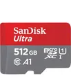 Sandisk Ultra microSDXC 512 GB - Speicherkarte - inkl. Adapter - UHS-I -rot/grau