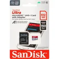 Sandisk Micro SDXC Karte 512GB Ultra Android UHS-I U1 150 MB/s A1 Class 10