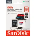 SanDisk Ultra microSDXC A1 512GB 150MB/s Adapt.SDSQUAC-512G-GN6MA MicroSD Karte