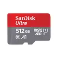 SanDisk Ultra microSDXC 512GB Mobile + SD Adapter 150MB/s A1 Class 10 UHS-I