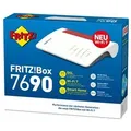 FRITZ! AVM FRITZ!Box 7690 - Wireless Router - DSL-Modem 3-Port-Switch - 1GbE, 2.5GbE, Wi-Fi 7 - Wi-Fi 6 - Dual-Band - VoIP-Telefonadapter (DECT)