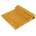Blumtal Badematte Chenille weicher Badezimmerteppich, strapazierfähig, rutschfest, Polyester, Läufer, 40°C maschinenwaschbar gelb Läufer | 60 cm x 120 cm